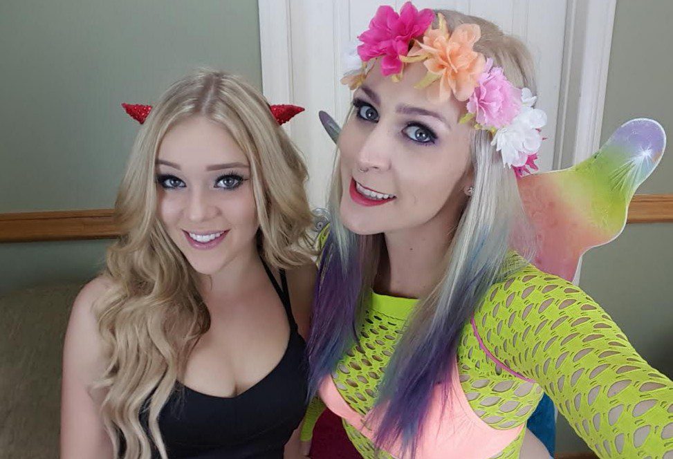 Kiitty Goddess and Kali Rose (Lesbian Webcam Show)