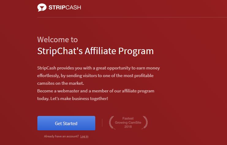 StripCash winner of the 'Best Adult Webcam Affiliate Program for 2019'
